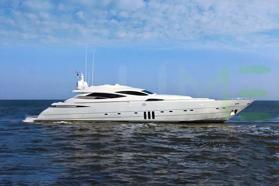 White Kuikila yacht - 116' (35m) Pershing offered by LIME Yachts and Brokerage of Ft Lauderdale, Florida.