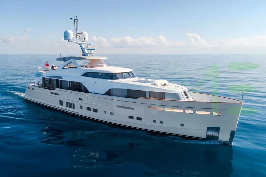 White Solis yacht - 2026 guide with the owner of the world's 4596th largest yacht, the 10th largest yacht built by superyacht builder Mulder, based in Netherlands.