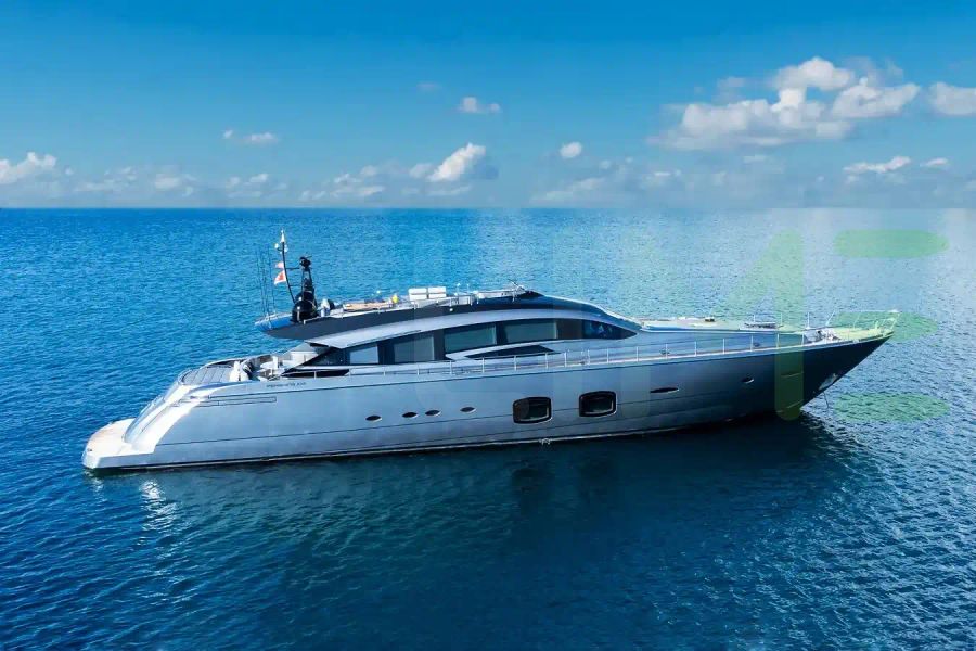 White Aldebaran III yacht for sale and price, showing the details and features of the interior and exterior available for purchase from LIME Yachts and Brokerage located in Fort Lauderdale Florida.