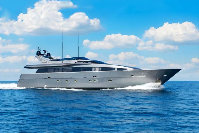 Summer Fun 101 ft yacht (31m) Admiral yachts. Photos, video, location, helipad. One of twelve best superyachts.