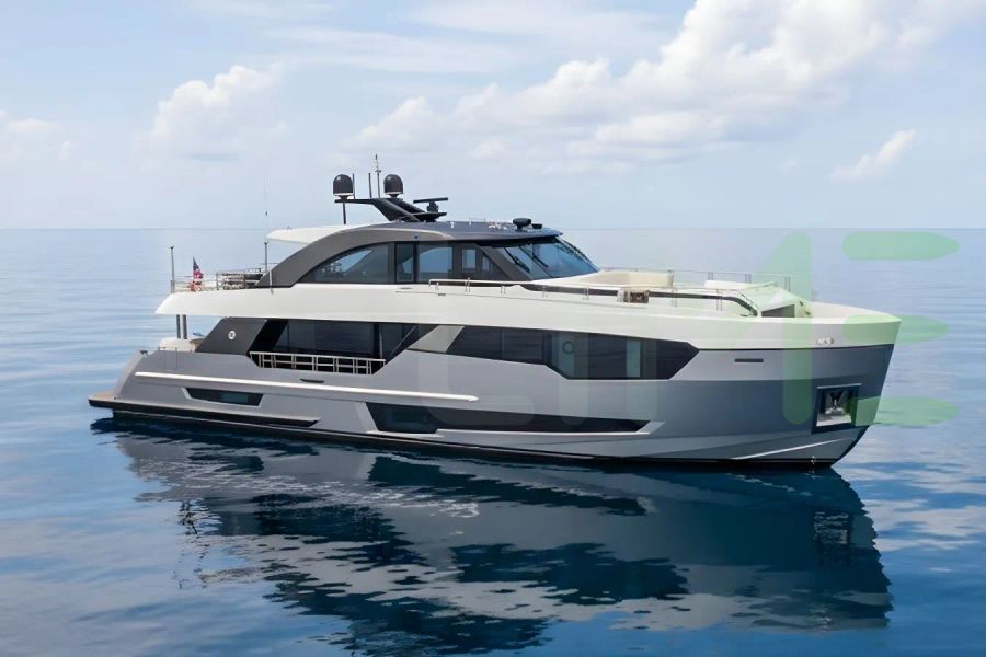 White Pinch Me yacht for sale and price, showing the details and features of the interior and exterior available for purchase from LIME Yachts and Brokerage located in Fort Lauderdale Florida.