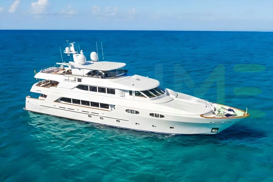 White Miss Stephanie yacht for charter and price, located in Caribbean; Bahamas offered for rent by LIME Yachts and Brokerage located in Fort Lauderdale Florida.