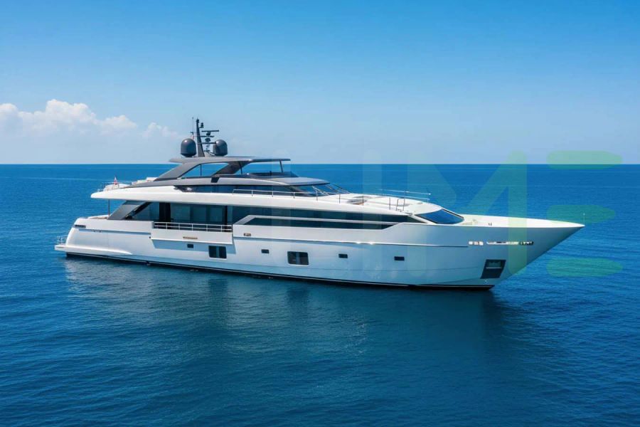 White Sofi VI yacht for sale and price, showing the details and features of the interior and exterior available for purchase from LIME Yachts and Brokerage located in Fort Lauderdale Florida.