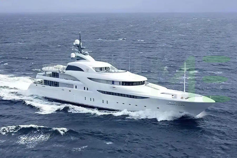 White Kosatka yacht - 269' (82m) Blohm & Voss offered by LIME Yachts and Brokerage of Ft Lauderdale, Florida.