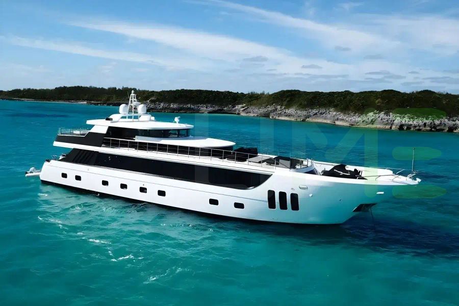 White Privilege yacht for sale and price, showing the details and features of the interior and exterior available for purchase from LIME Yachts and Brokerage located in Fort Lauderdale Florida.
