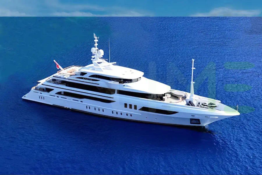White Aelia yacht for sale and price, showing the details and features of the interior and exterior available for purchase from LIME Yachts and Brokerage located in Fort Lauderdale Florida.