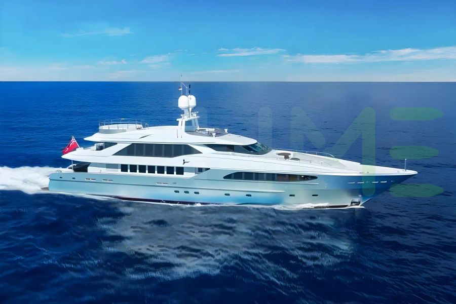 White King Louis yacht for sale and price, showing the details and features of the interior and exterior available for purchase from LIME Yachts and Brokerage located in Fort Lauderdale Florida.