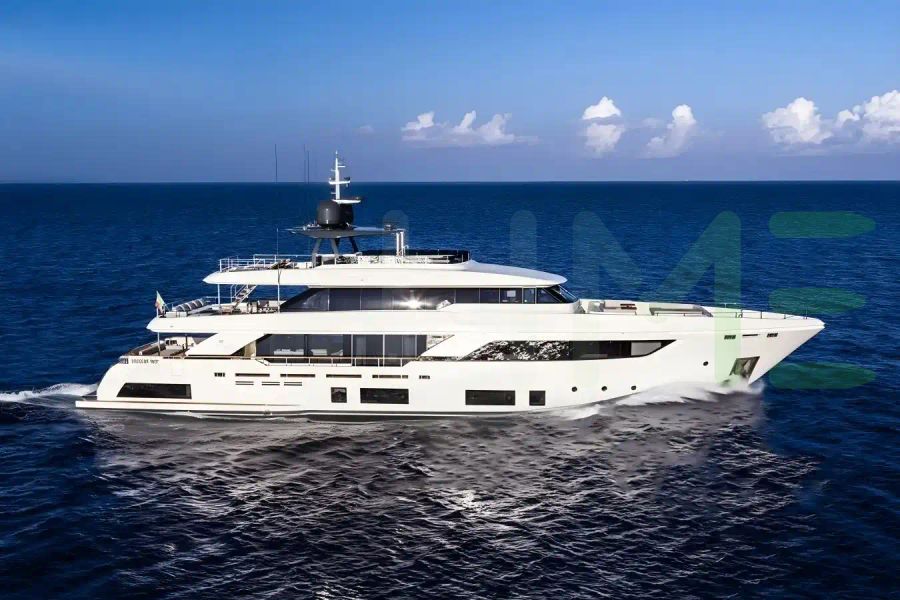 White Euphoria yacht - 121' (37m) Custom Line offered by LIME Yachts and Brokerage of Ft Lauderdale, Florida.