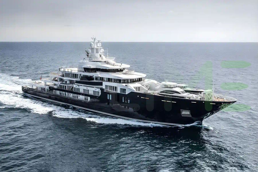 White Multiverse yacht - 2025 guide with the owner of the world's 65th largest yacht, the 1st largest yacht built by superyacht builder Kleven Maritime AS, based in Norway.