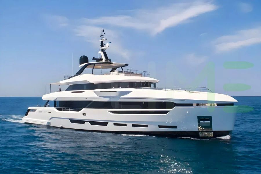 White Perla Bianca yacht - 134' (40m) Baglietto offered by LIME Yachts and Brokerage of Ft Lauderdale, Florida.