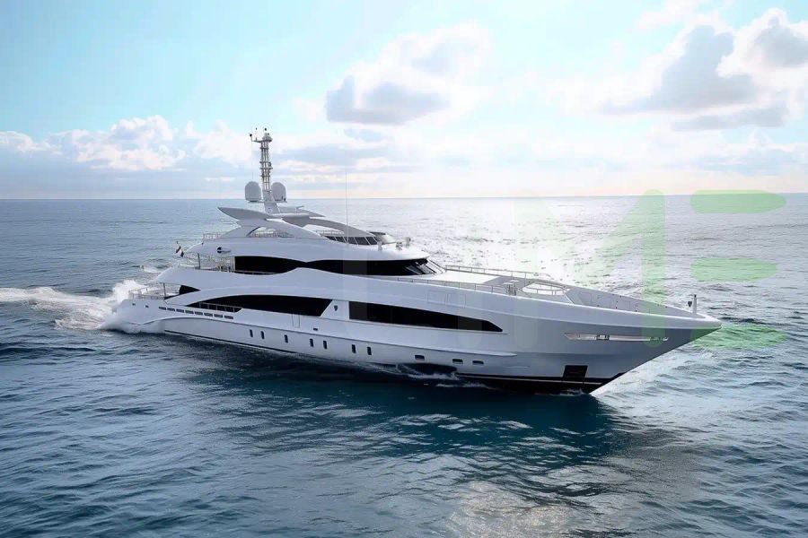 White L'Oursin yacht - 163' (49m) Heesen offered by LIME Yachts and Brokerage of Ft Lauderdale, Florida.