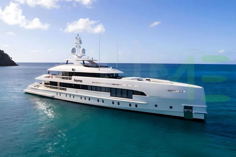 White Home yacht for sale and price, showing the details and features of the interior and exterior available for purchase from LIME Yachts and Brokerage located in Fort Lauderdale Florida.