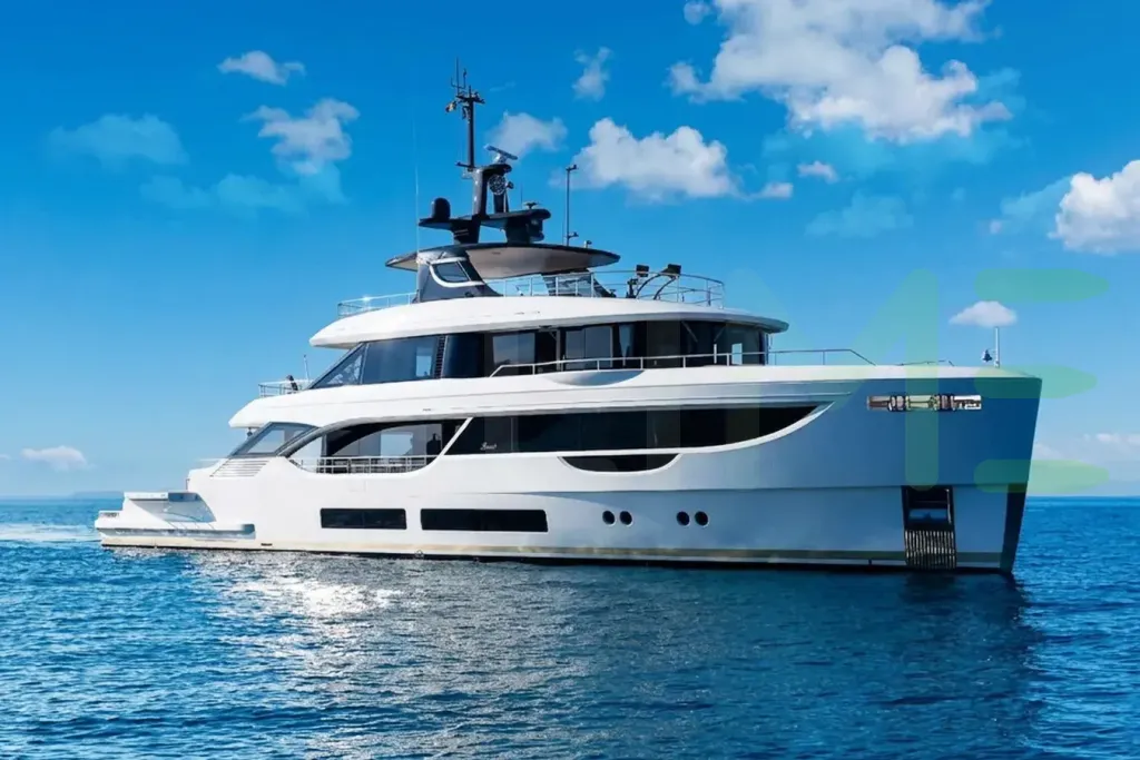 White A+ yacht for charter and price offered for rent by LIME Yachts and Brokerage located in Fort Lauderdale Florida.