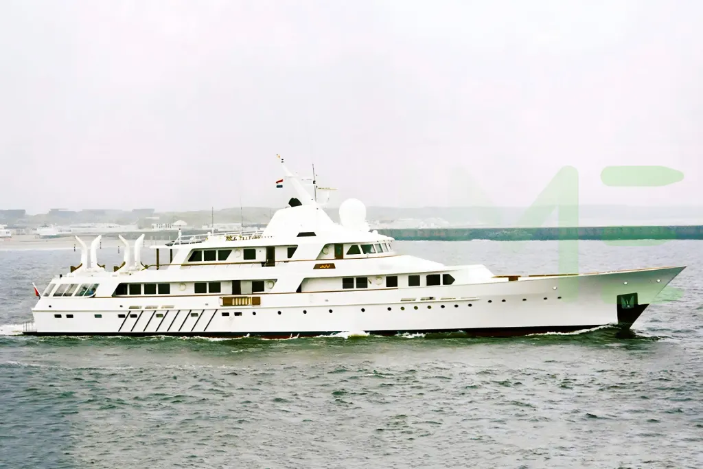 White Abu Al Abyad yacht for charter and price offered for rent by LIME Yachts and Brokerage located in Fort Lauderdale Florida.