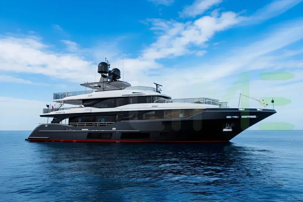 White Adva yacht for sale and price, showing the details and features of the interior and exterior available for purchase from LIME Yachts and Brokerage located in Fort Lauderdale Florida.