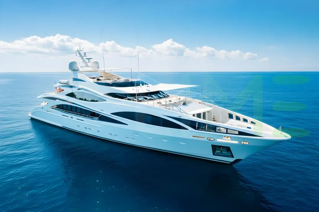 White Africa I yacht for sale and price, showing the details and features of the interior and exterior available for purchase from LIME Yachts and Brokerage located in Fort Lauderdale Florida.