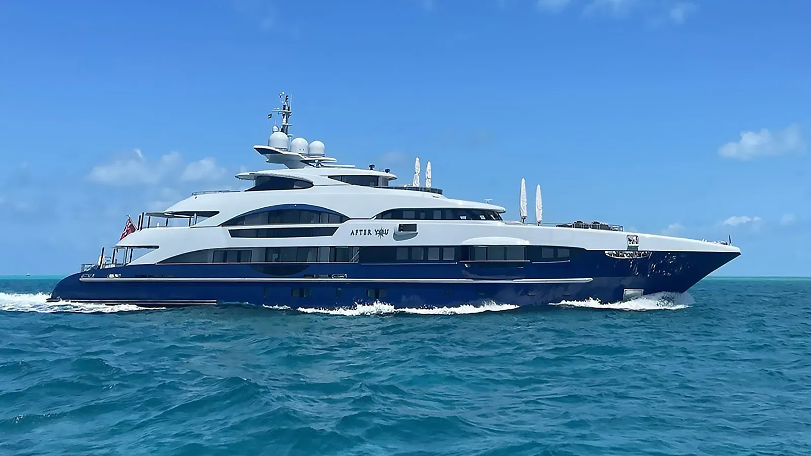 After You 180 ft yacht (55m) Heesen yachts. Photos, video, location, helipad. One of twelve best superyachts.