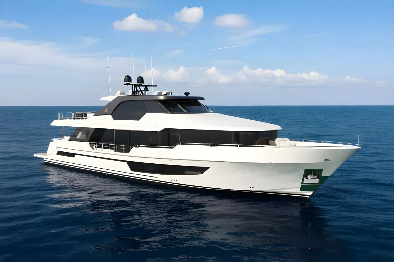 Against The Current yacht, a 106 ft Ocean Alexander luxury superyacht underway, 32.31 meters, built in 2022.