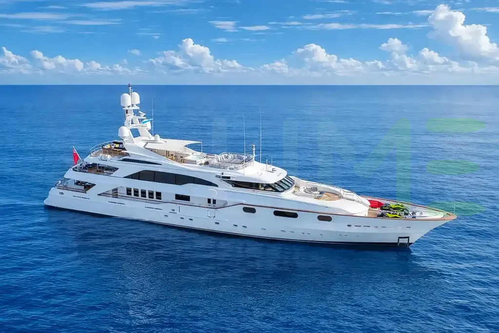 White Air yacht for sale and price, showing the details and features of the interior and exterior available for purchase from LIME Yachts and Brokerage located in Fort Lauderdale Florida.