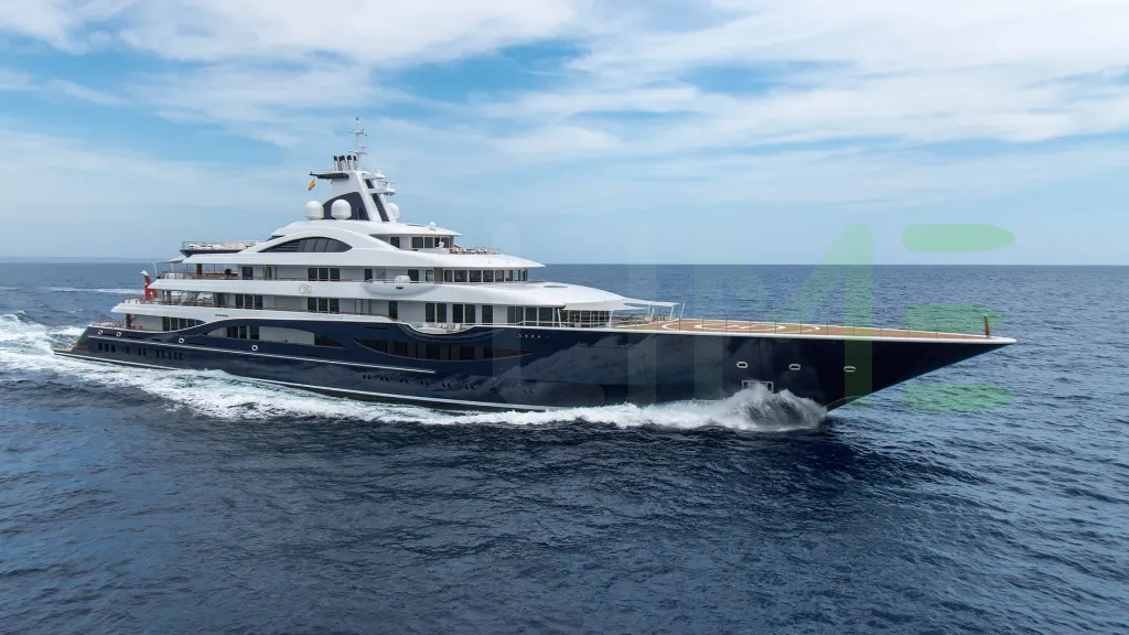 White Alaiya yacht for sale and price, showing the details and features of the interior and exterior available for purchase from LIME Yachts and Brokerage located in Fort Lauderdale Florida.