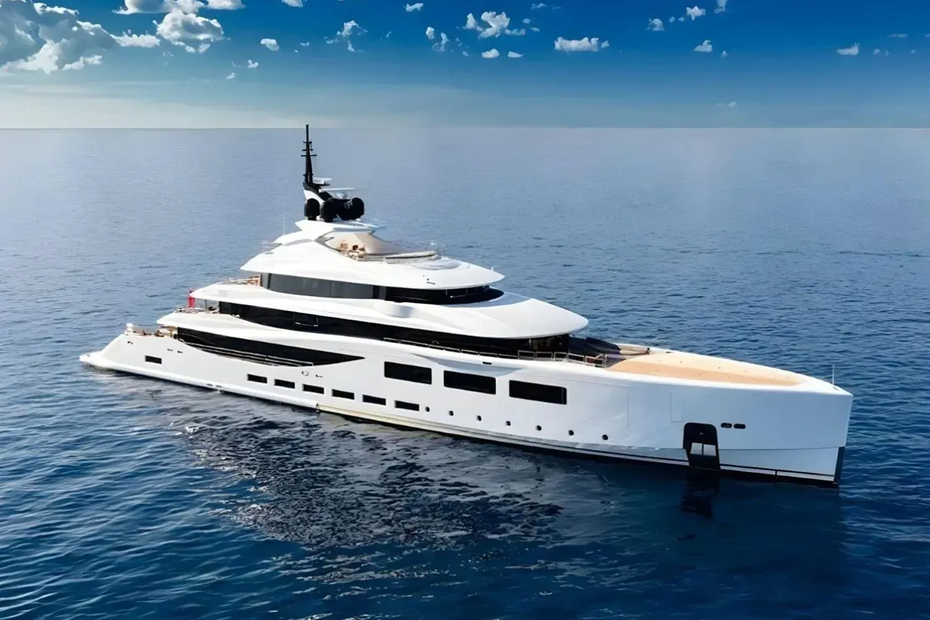Alfa yacht, a 229 ft Benetti Yachts luxury superyacht underway, 70 meters, built in 2020, 2025.
