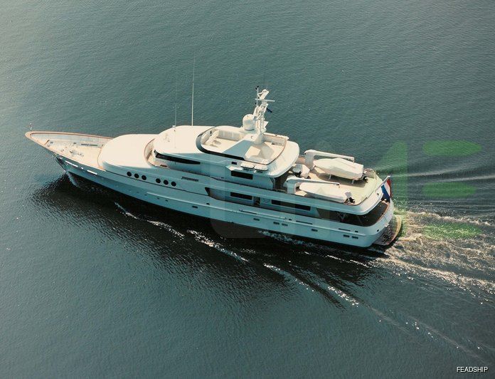 White Allegra yacht for sale and price, showing the details and features of the interior and exterior available for purchase from LIME Yachts and Brokerage located in Fort Lauderdale Florida.