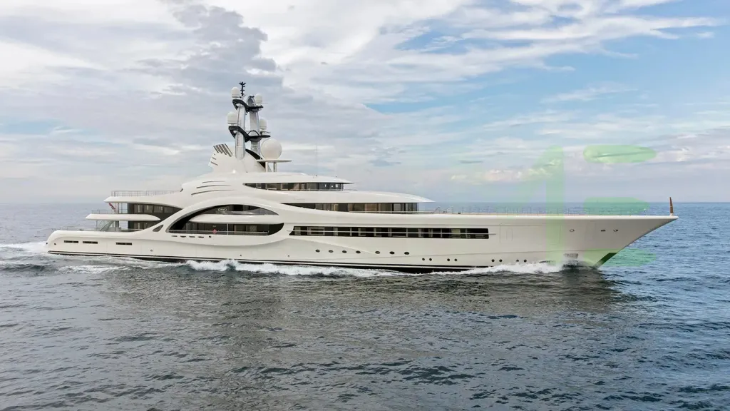 White Ambassador yacht - 360' (110m) Feadship offered by LIME Yachts and Brokerage of Ft Lauderdale, Florida.