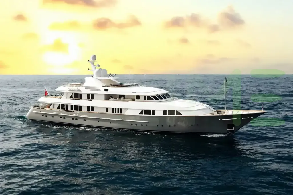 White Ambition yacht for sale and price, showing the details and features of the interior and exterior available for purchase from LIME Yachts and Brokerage located in Fort Lauderdale Florida.