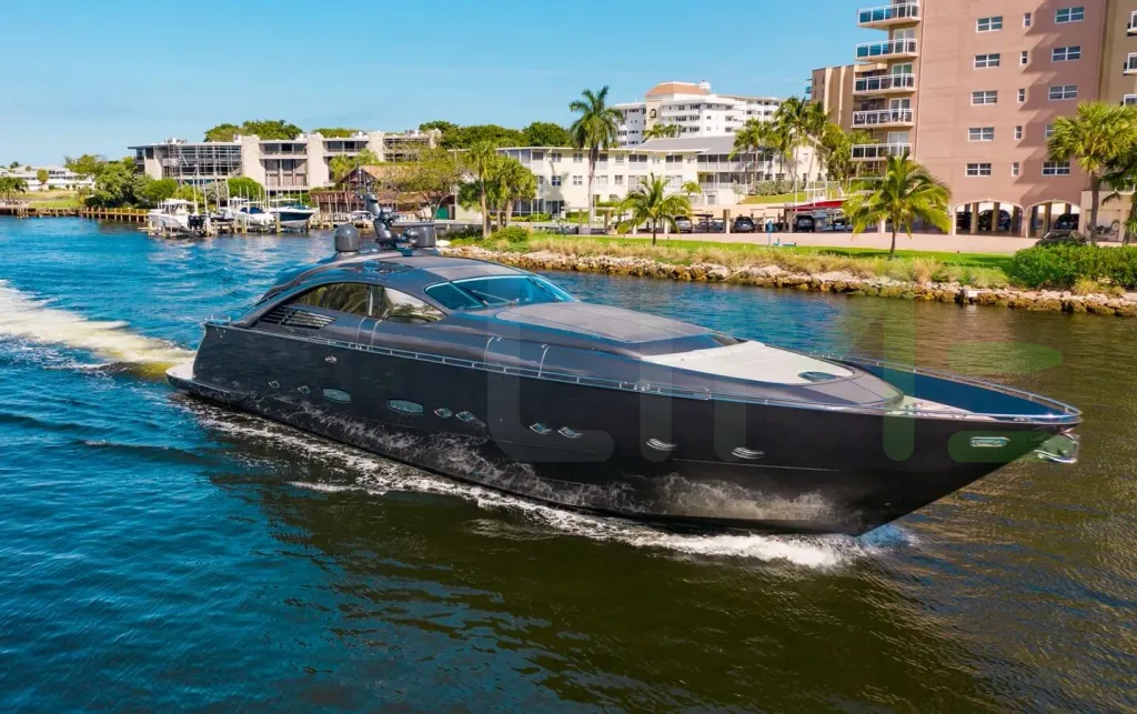 White Amora yacht for sale and price, showing the details and features of the interior and exterior available for purchase from LIME Yachts and Brokerage located in Fort Lauderdale Florida.