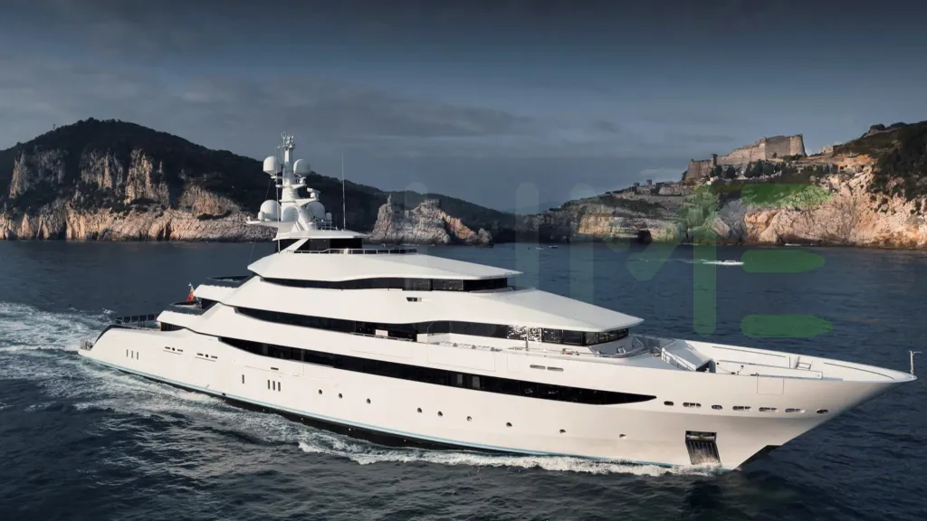 White Amore Vero yacht - 2026 guide with the owner of the world's 180th largest yacht, the 19th largest yacht built by superyacht builder Oceanco, based in Netherlands.