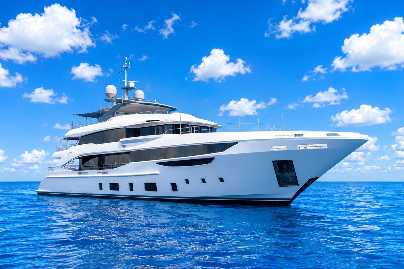 Anurag yacht, a 144 ft Benetti Yachts luxury superyacht underway, 44.01 meters, built in 2020.