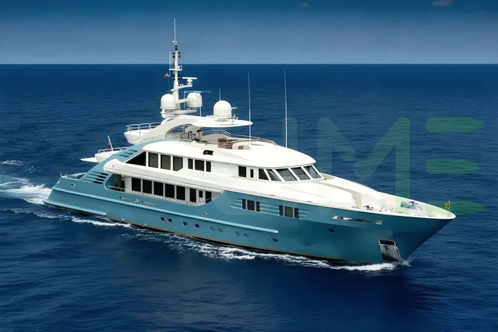 White Aquamarina yacht for sale and price, showing the details and features of the interior and exterior available for purchase from LIME Yachts and Brokerage located in Fort Lauderdale Florida.