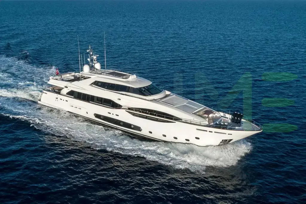 White Argento yacht for sale and price, showing the details and features of the interior and exterior available for purchase from LIME Yachts and Brokerage located in Fort Lauderdale Florida.