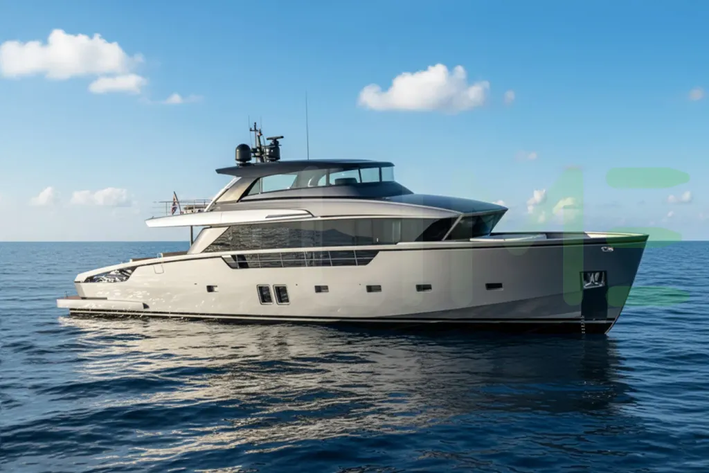 White Asalet yacht - 87' (26m) Sanlorenzo offered by LIME Yachts and Brokerage of Ft Lauderdale, Florida.