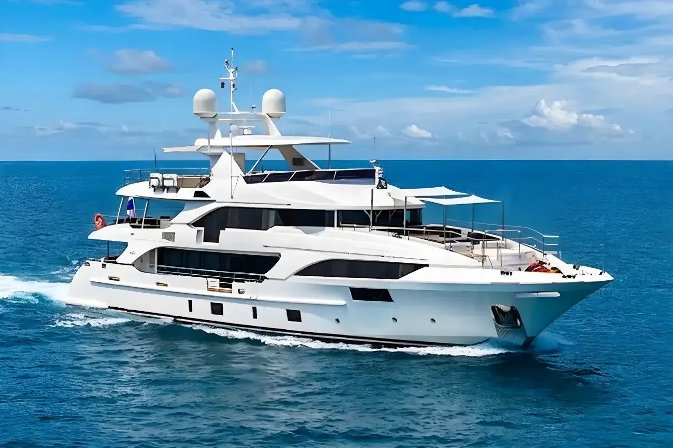 Asia Poseidon yacht, a 131 ft Benetti Yachts luxury superyacht underway, 40.2 meters, built in 2014, 2025.