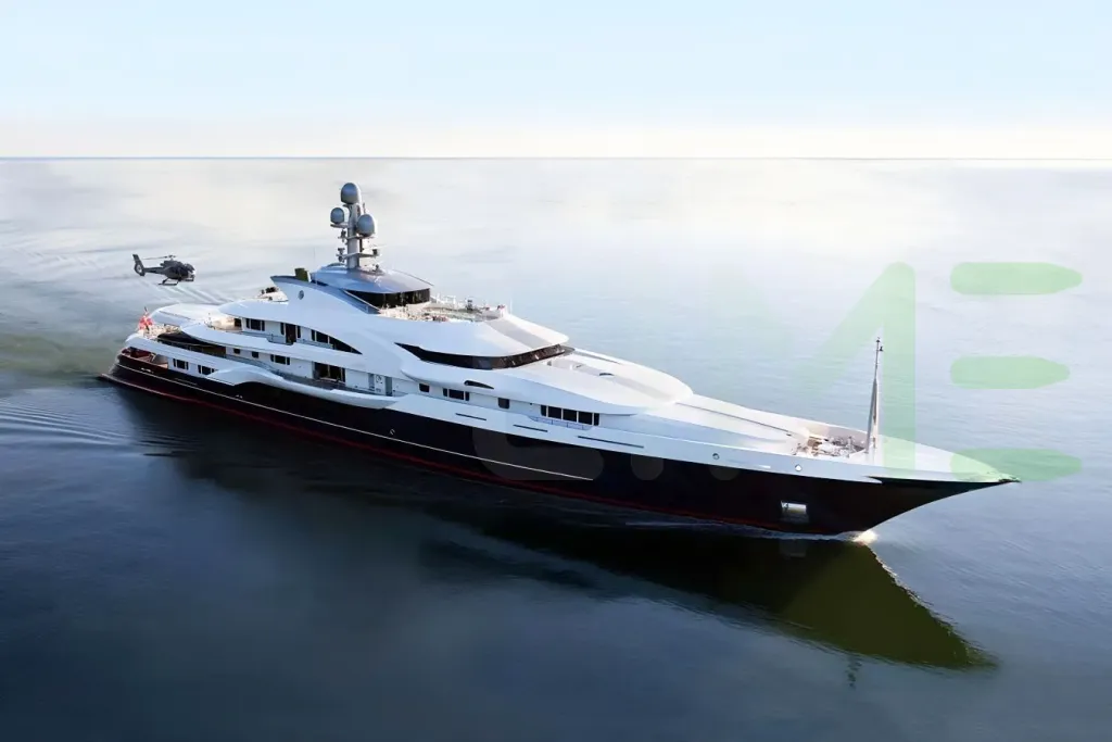 White Attessa IV yacht - 332' (101m) Evergreen offered by LIME Yachts and Brokerage of Ft Lauderdale, Florida.