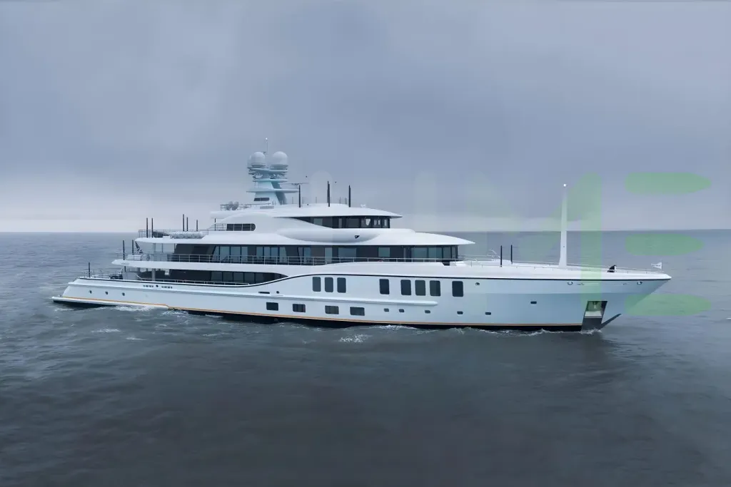 White Avanti yacht - 2026 guide with the owner of the world's 298th largest yacht, the 11th largest yacht built by superyacht builder Amels, based in Netherlands.