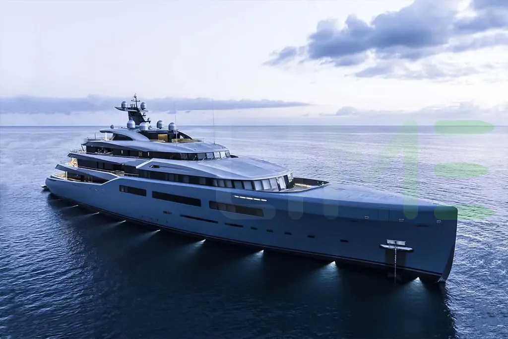 White Aviva yacht - 322' (98m) Abeking - A&R offered by LIME Yachts and Brokerage of Ft Lauderdale, Florida.