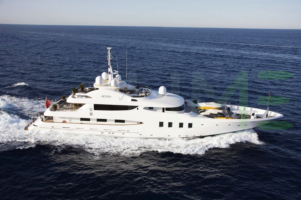 White Azteca yacht - 2026 guide with the owner of the world's 1315th largest yacht, the 1st largest yacht built by superyacht builder Nereids, based in Turkey.