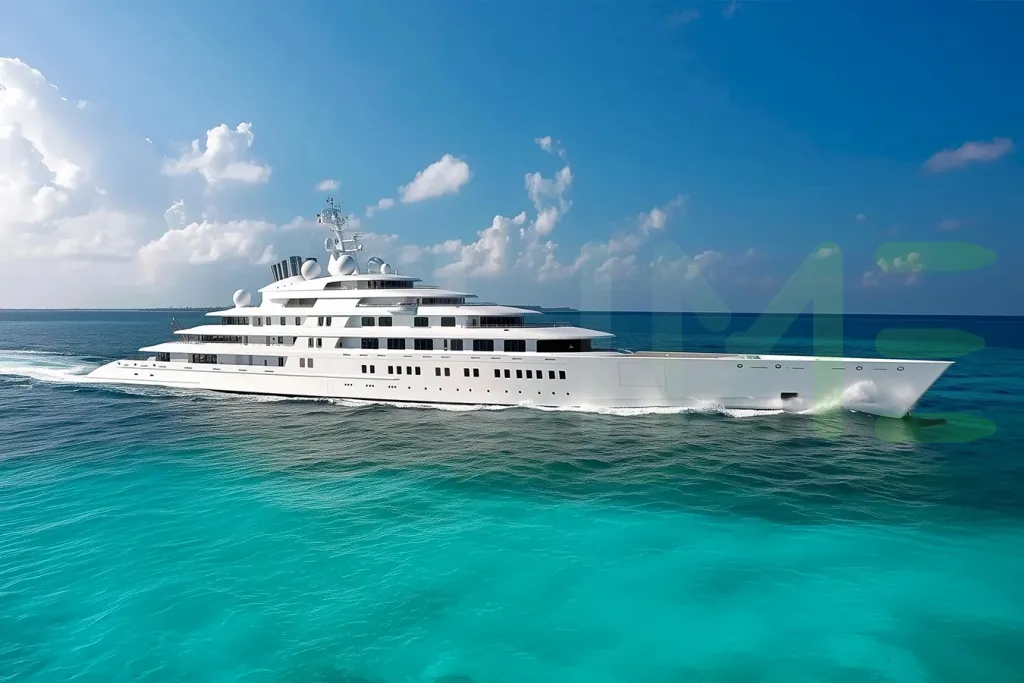 White Azzam yacht - 592' (180m) Lürssen offered by LIME Yachts and Brokerage of Ft Lauderdale, Florida.