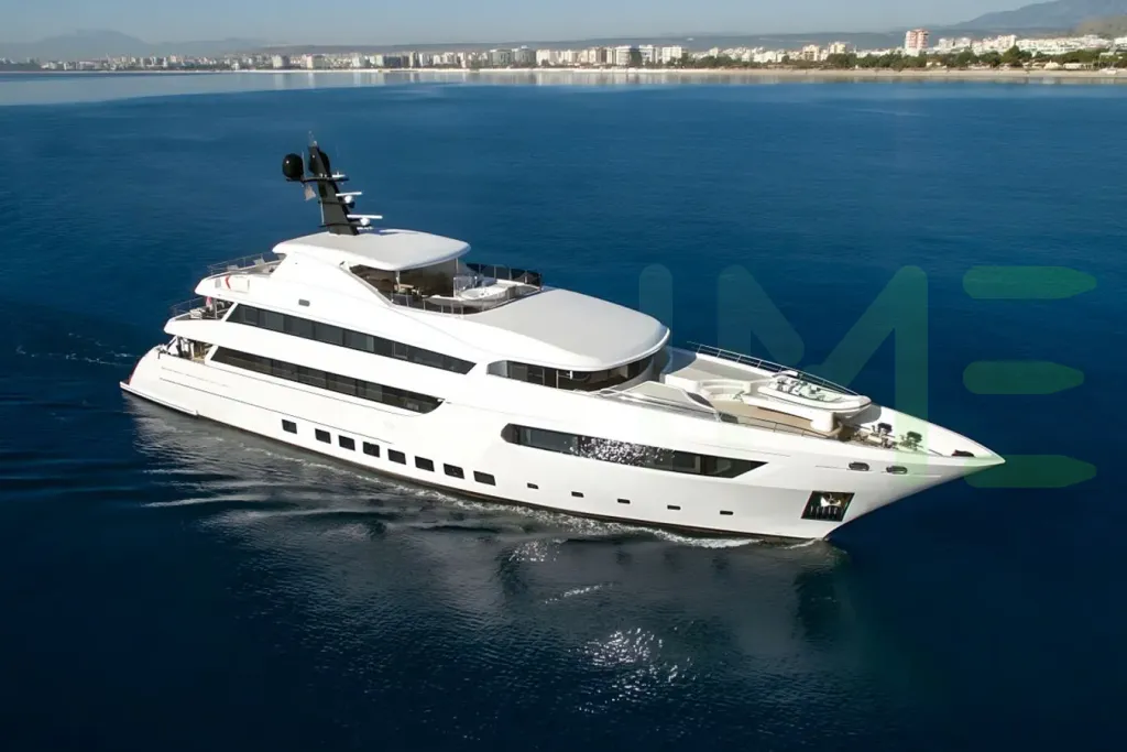White Bebe yacht - 2026 guide with the owner of the world's 1517th largest yacht, the 1st largest yacht built by superyacht builder Vos Marine, based in Turkey.