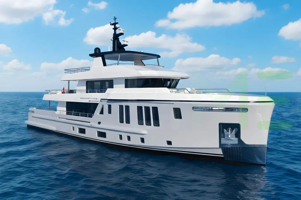 White Bee yacht for sale and price, showing the details and features of the interior and exterior available for purchase from LIME Yachts and Brokerage located in Fort Lauderdale Florida.