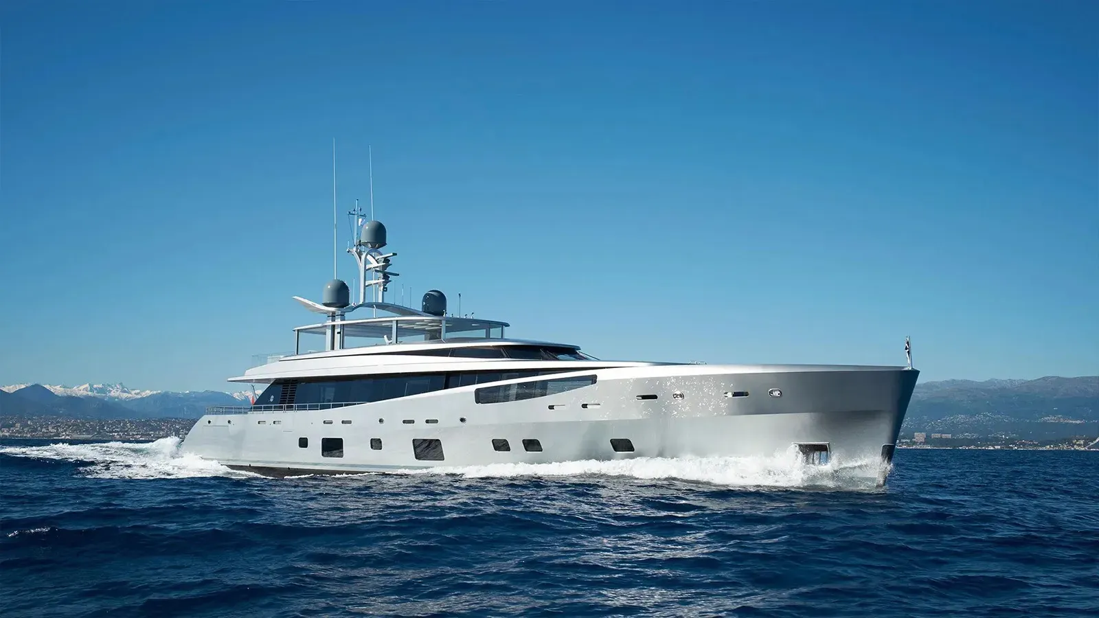 Bella Vita yacht, a 151 ft Feadship luxury superyacht underway, 46.22 meters, built in 2014, 2024.