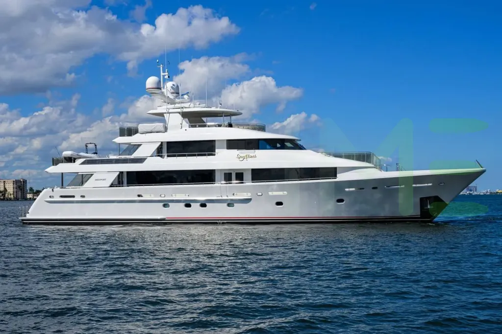 White Bella Vita yacht for charter and price offered for rent by LIME Yachts and Brokerage located in Fort Lauderdale Florida.
