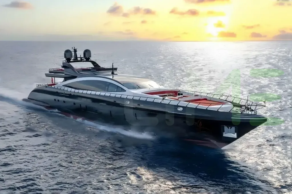 White Black Legend yacht for sale and price, showing the details and features of the interior and exterior available for purchase from LIME Yachts and Brokerage located in Fort Lauderdale Florida.