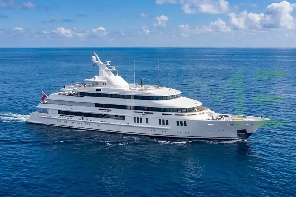 White Boadicea yacht for sale and price, showing the details and features of the interior and exterior available for purchase from LIME Yachts and Brokerage located in Fort Lauderdale Florida.