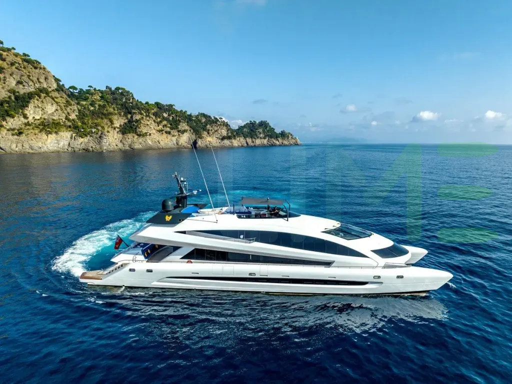White Buccara Sea Falcon I yacht for charter and price, located in Mediterranean; Croatia; France; Greece; Italy; Malta; Monaco; Montenegro; Turkey offered for rent by LIME Yachts and Brokerage located in Fort Lauderdale Florida.