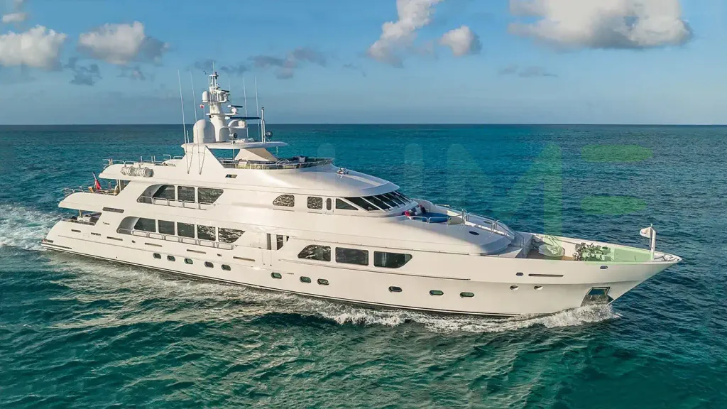 White Carte Blanche yacht for charter and price, located in Caribbean; Bahamas offered for rent by LIME Yachts and Brokerage located in Fort Lauderdale Florida.