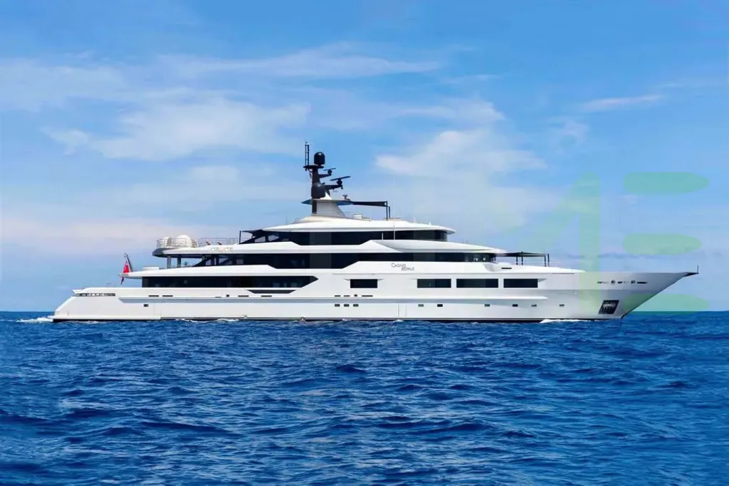 White Casino Royale yacht - 236' (72m) Tankoa offered by LIME Yachts and Brokerage of Ft Lauderdale, Florida.
