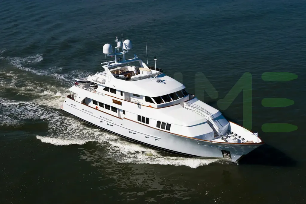 White Casual Water II yacht - 126' (38m) Burger offered by LIME Yachts and Brokerage of Ft Lauderdale, Florida.